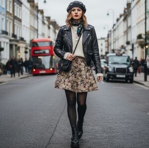 Rare! Vintage-Style Teddy Bear Tapestry Mini Skirt (S/M)